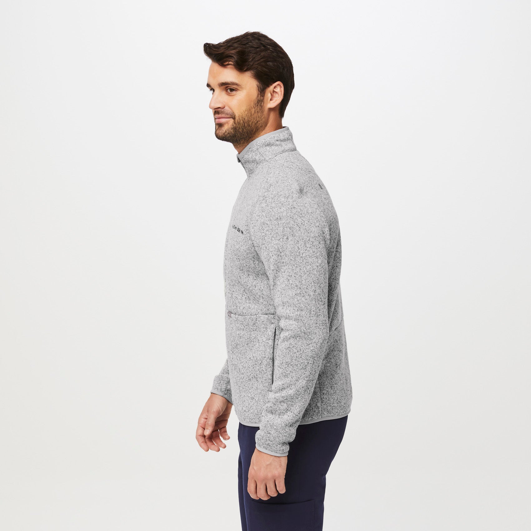 On-Shift Sweater-Knit Jacket™ - Heather Light Grey