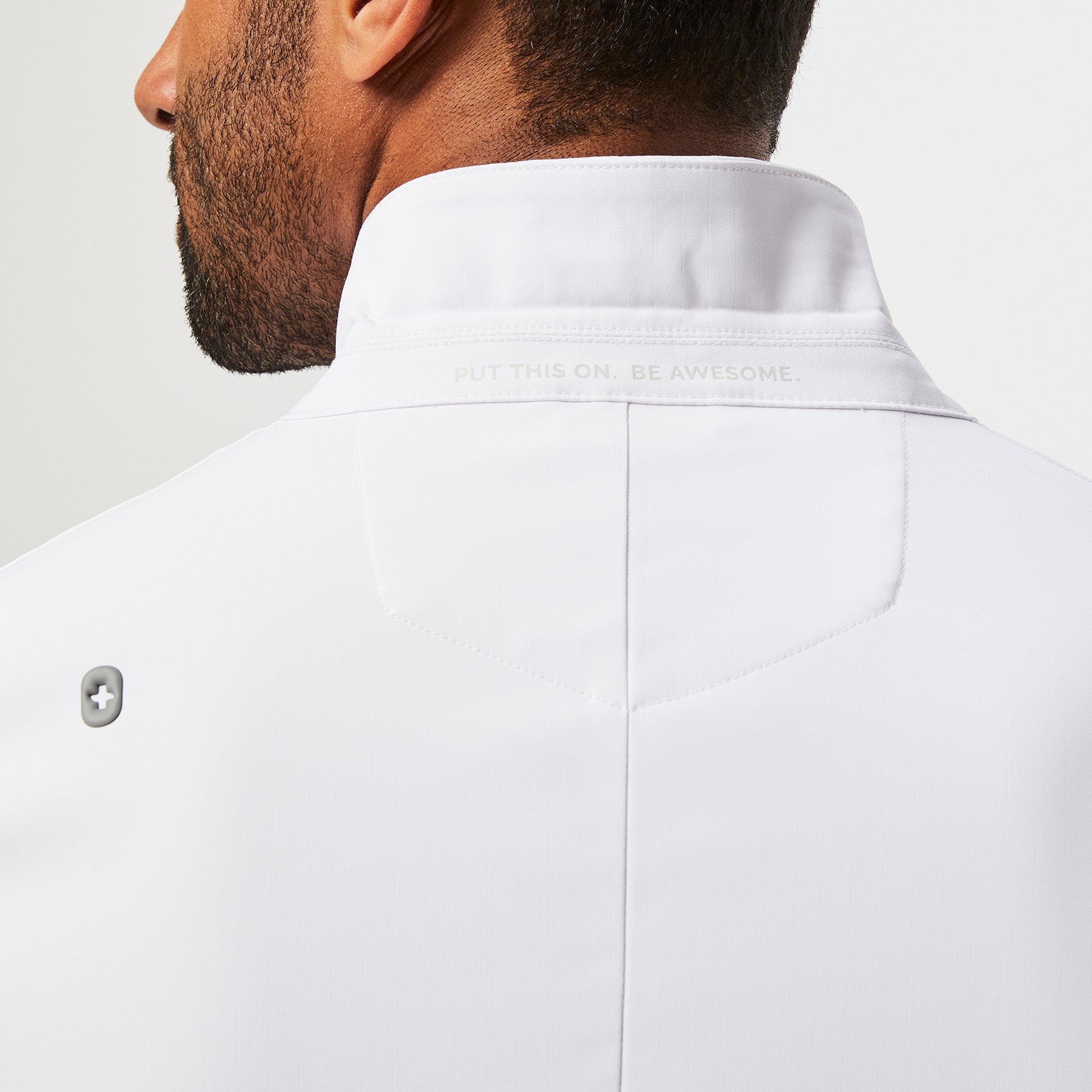 Harlem Classic Short Lab Coat - White