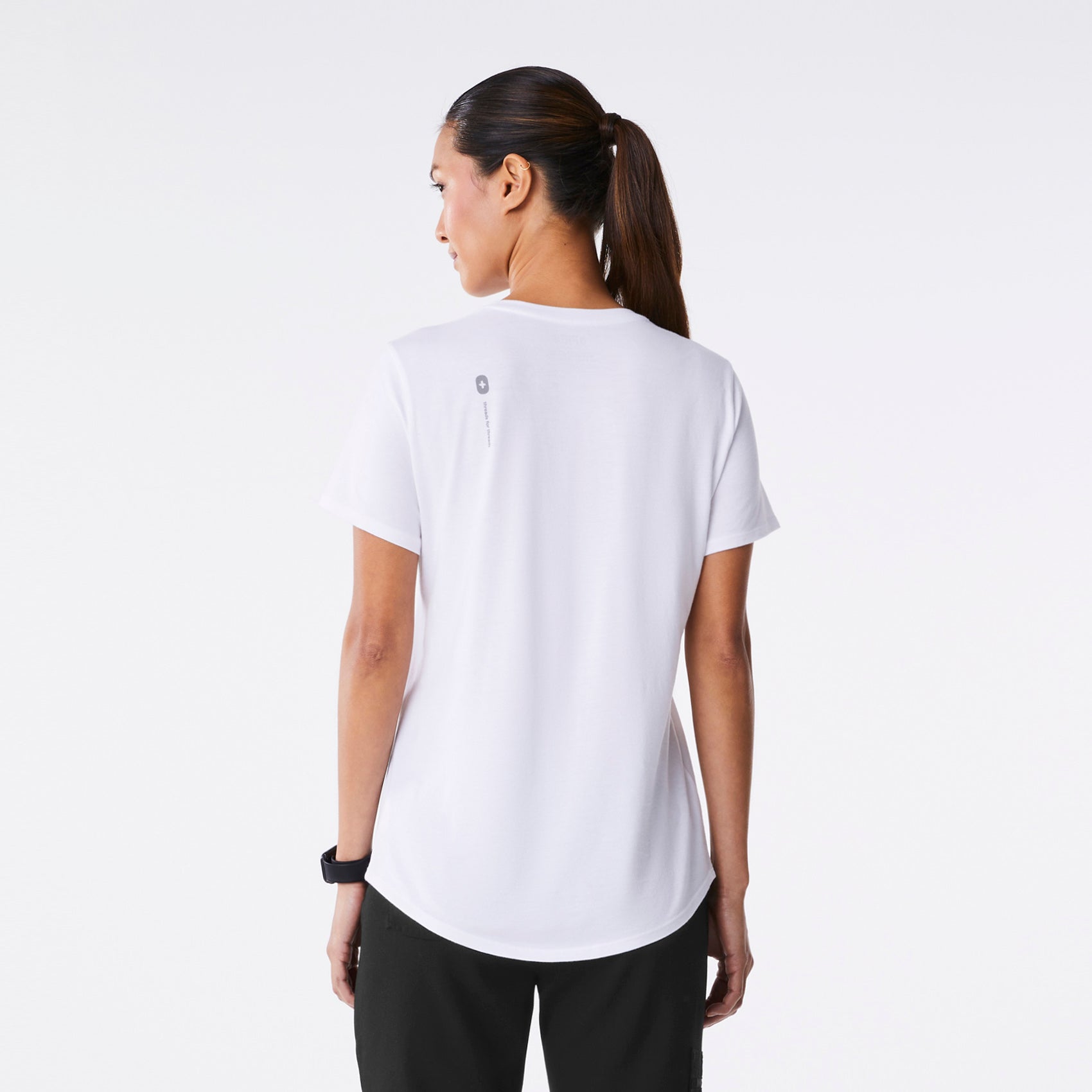 Dentist Short-Sleeve Underscrub - White