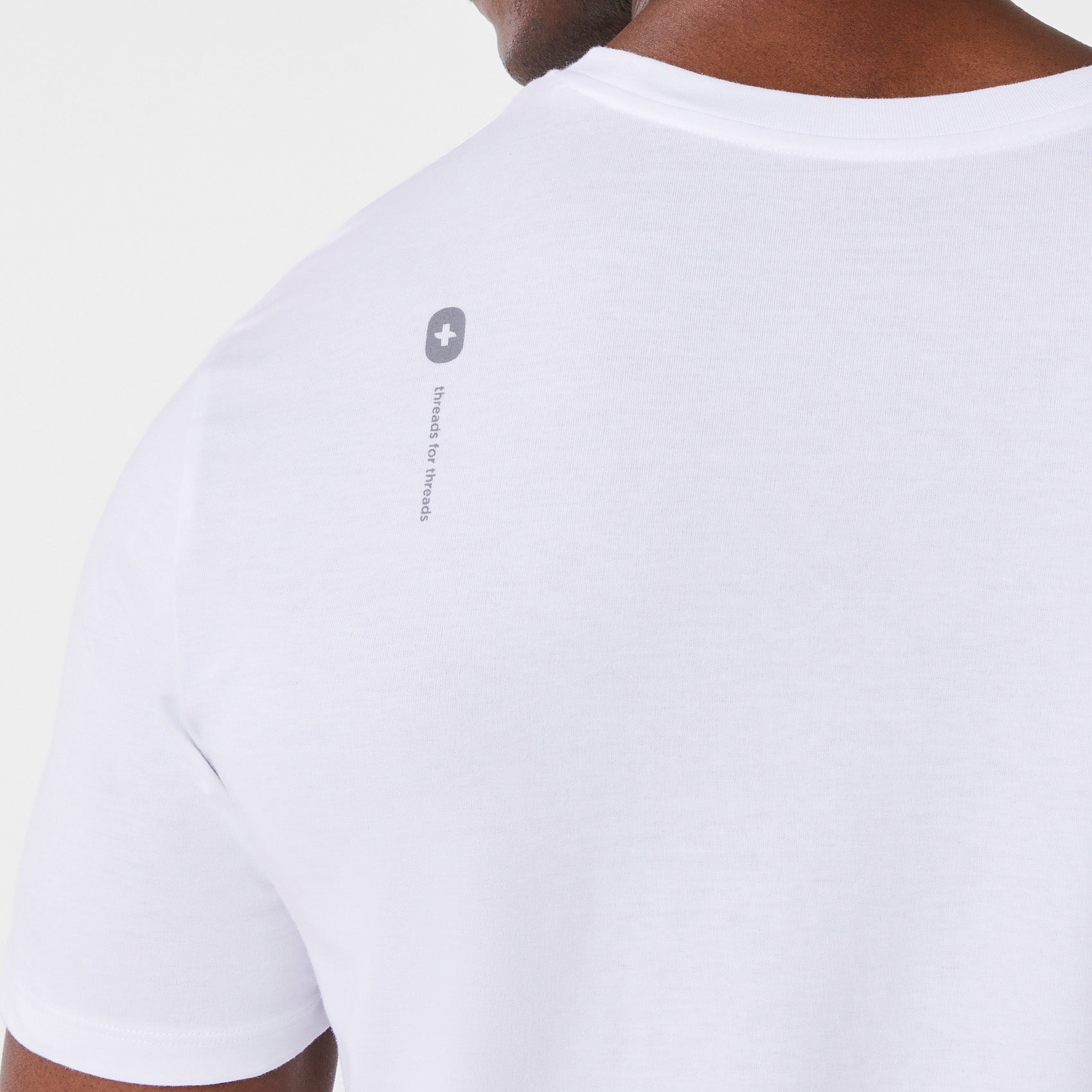 Healthcare is Human Short-Sleeve Underscrub - Optic White
