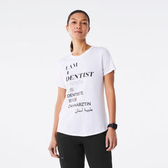 Dentist Short-Sleeve Underscrub - White