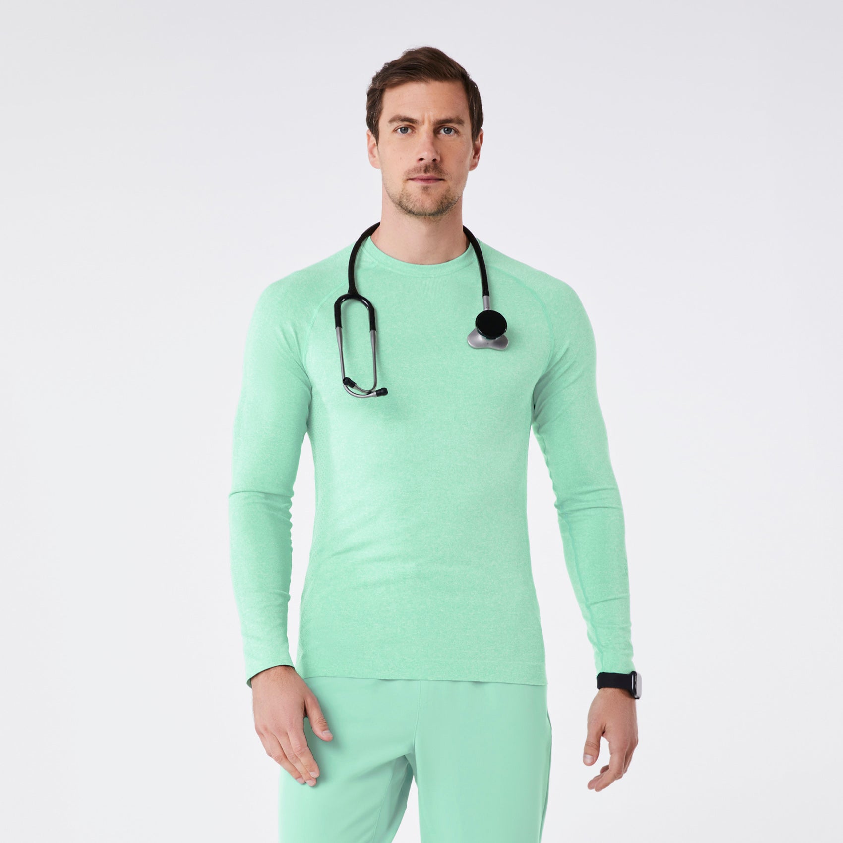 Makato Seamless Long-Sleeve Underscrub - Mariner