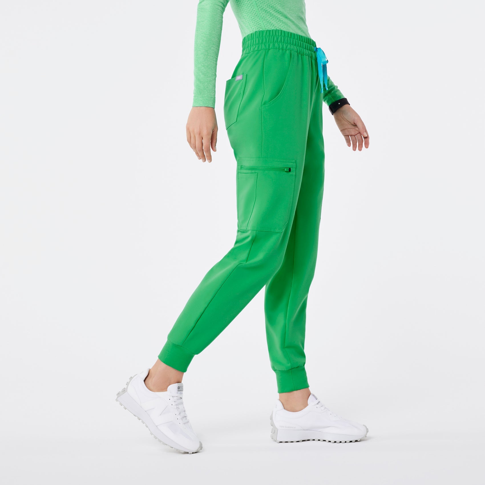 Uman High-Rise Jogger Scrub Pant - Emerald