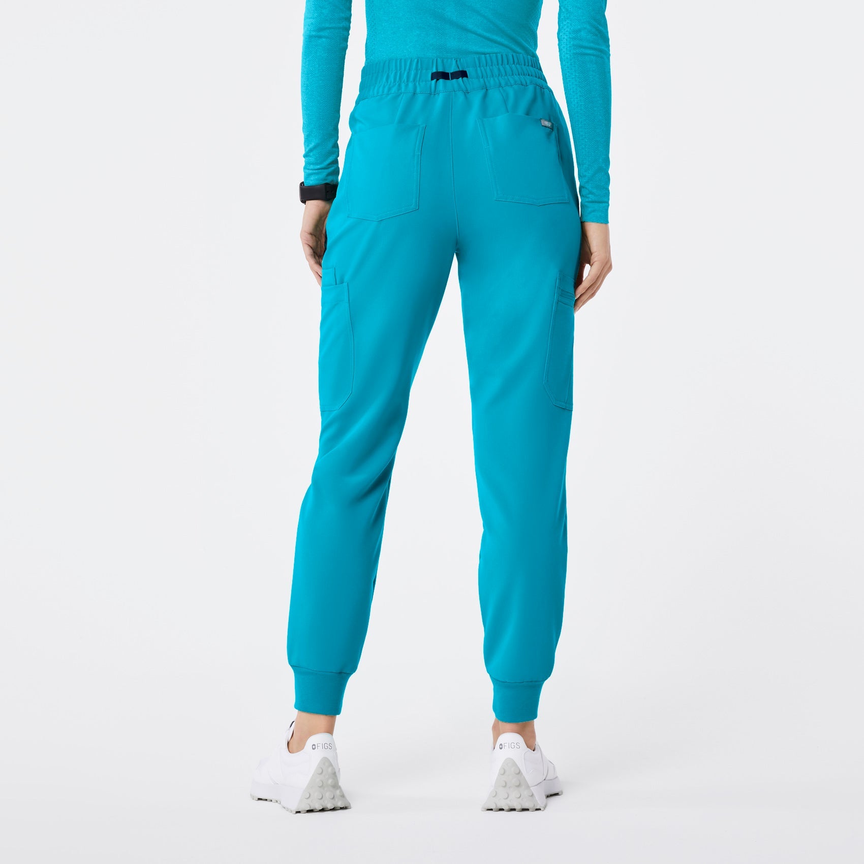 Uman High-Rise Jogger Scrub Pant - Teal