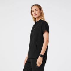 Montex Relaxed Scrub Top - Black