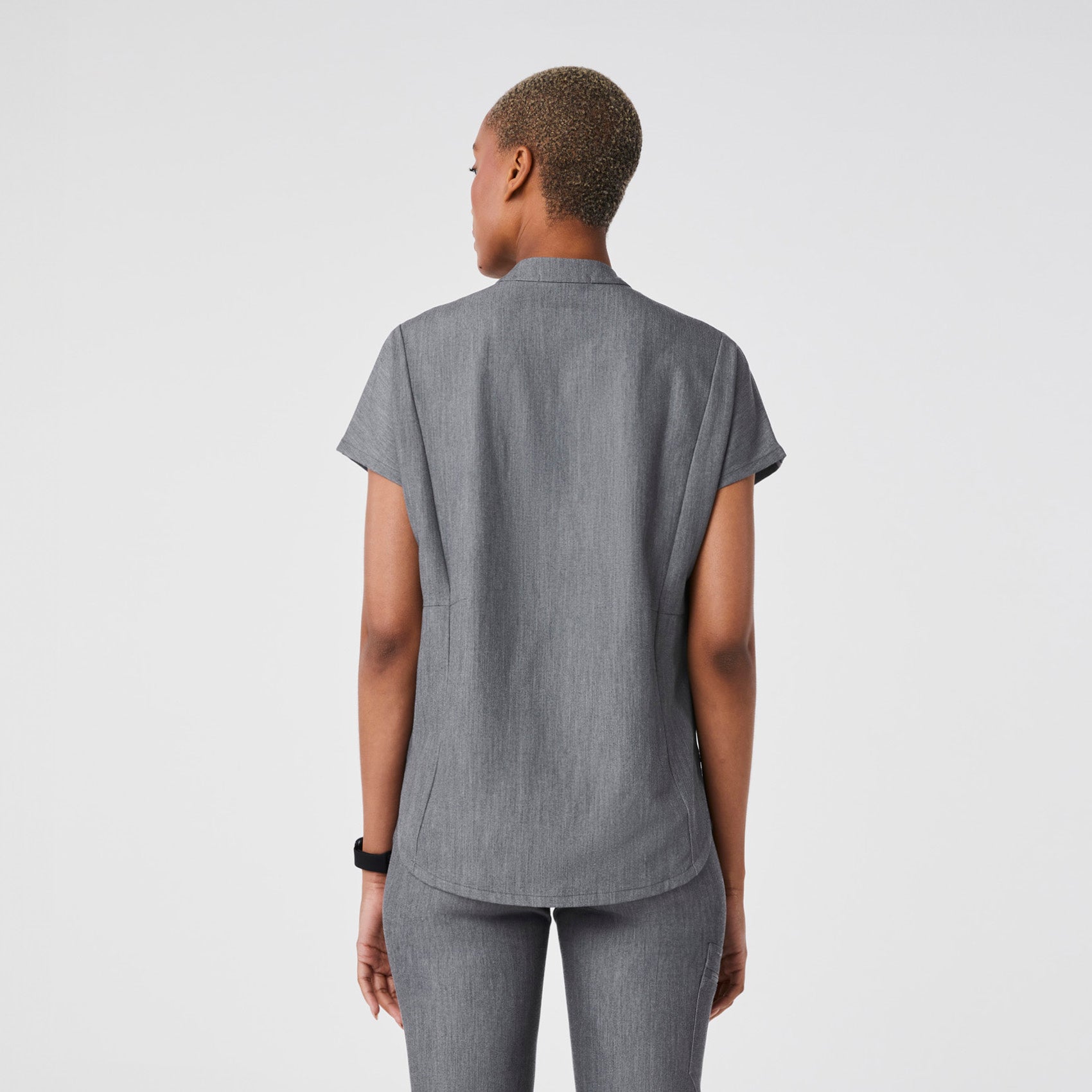 Montex Relaxed Scrub Top - Graphite