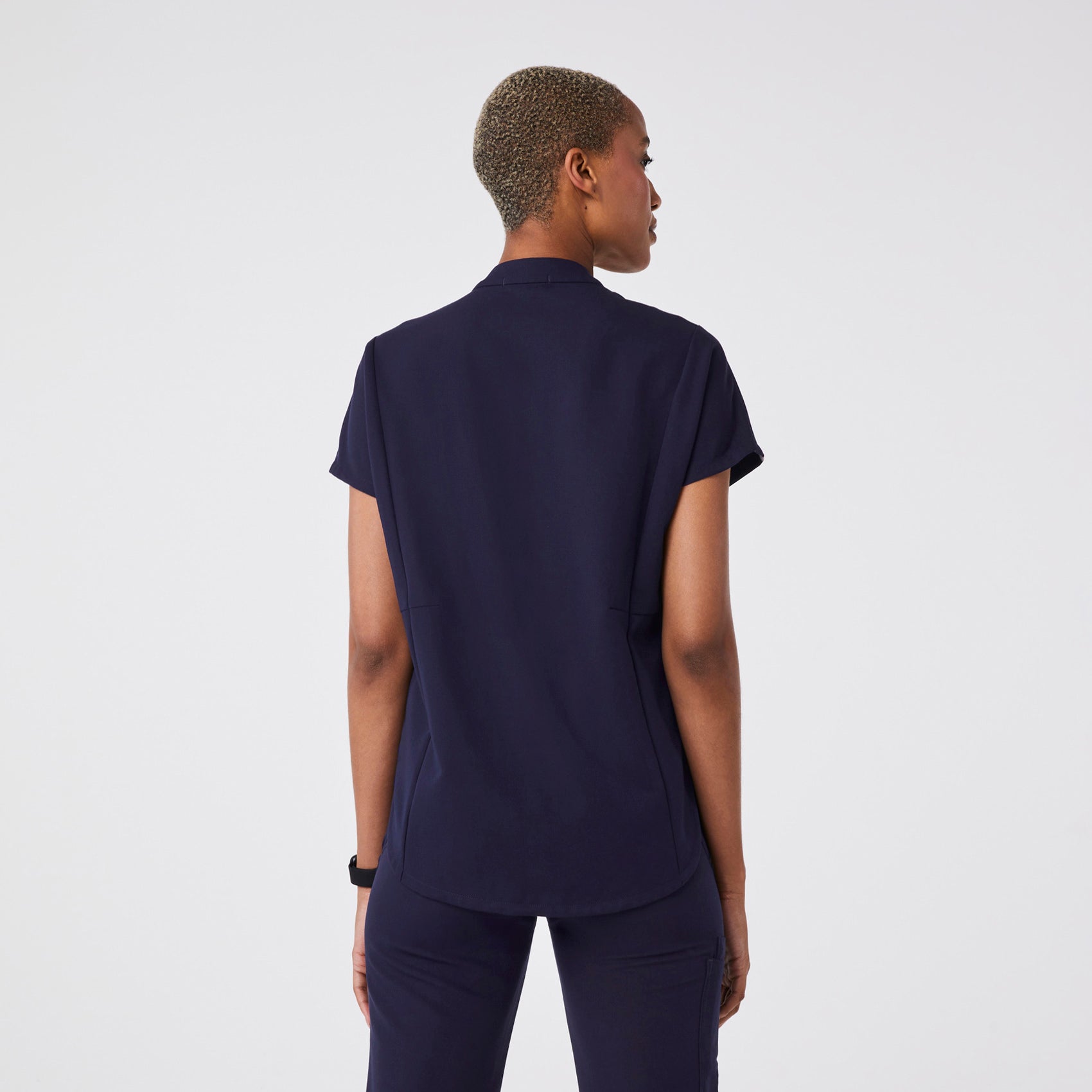 Montex Relaxed Scrub Top - Navy