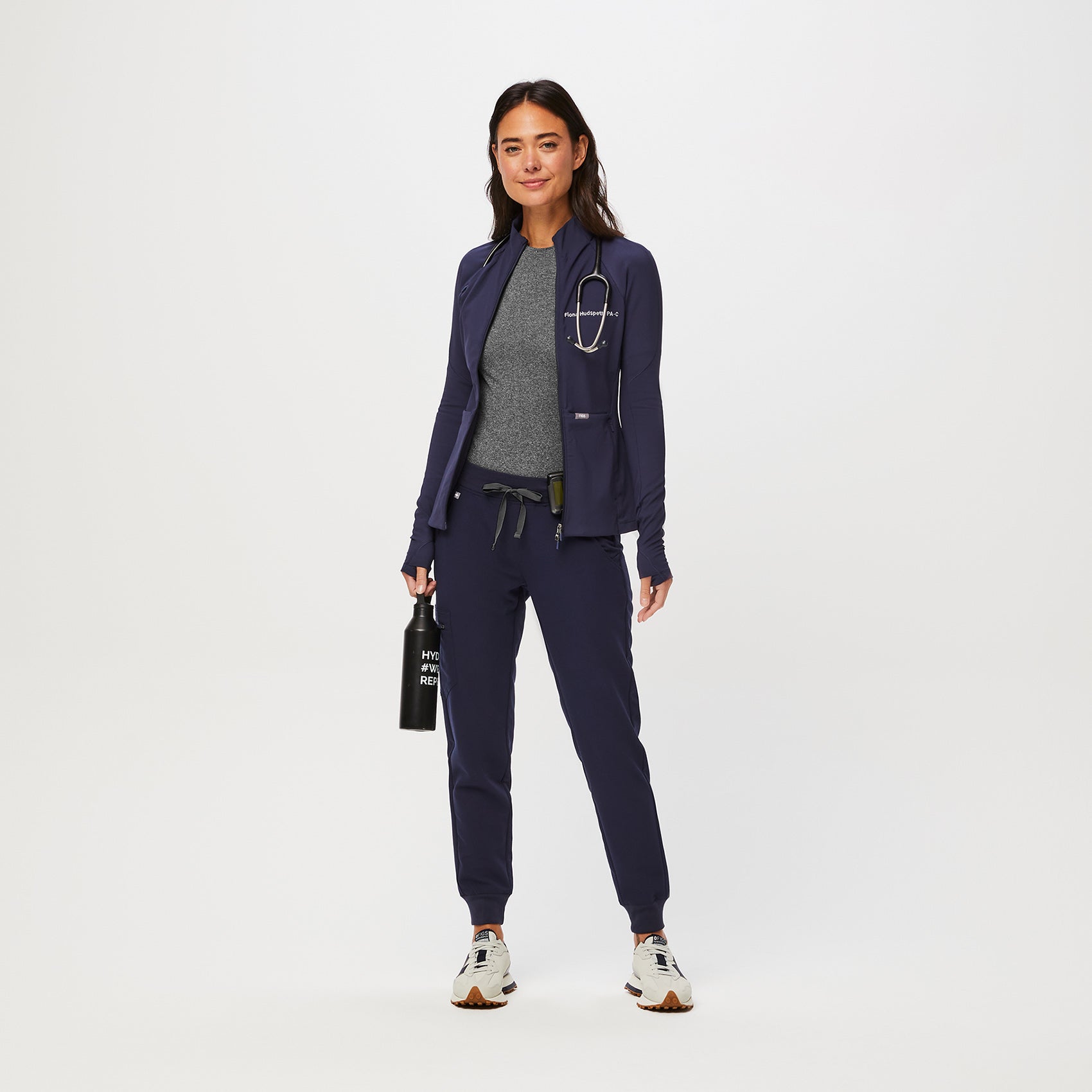 ContourKnit Scrub Jacket™ - Navy