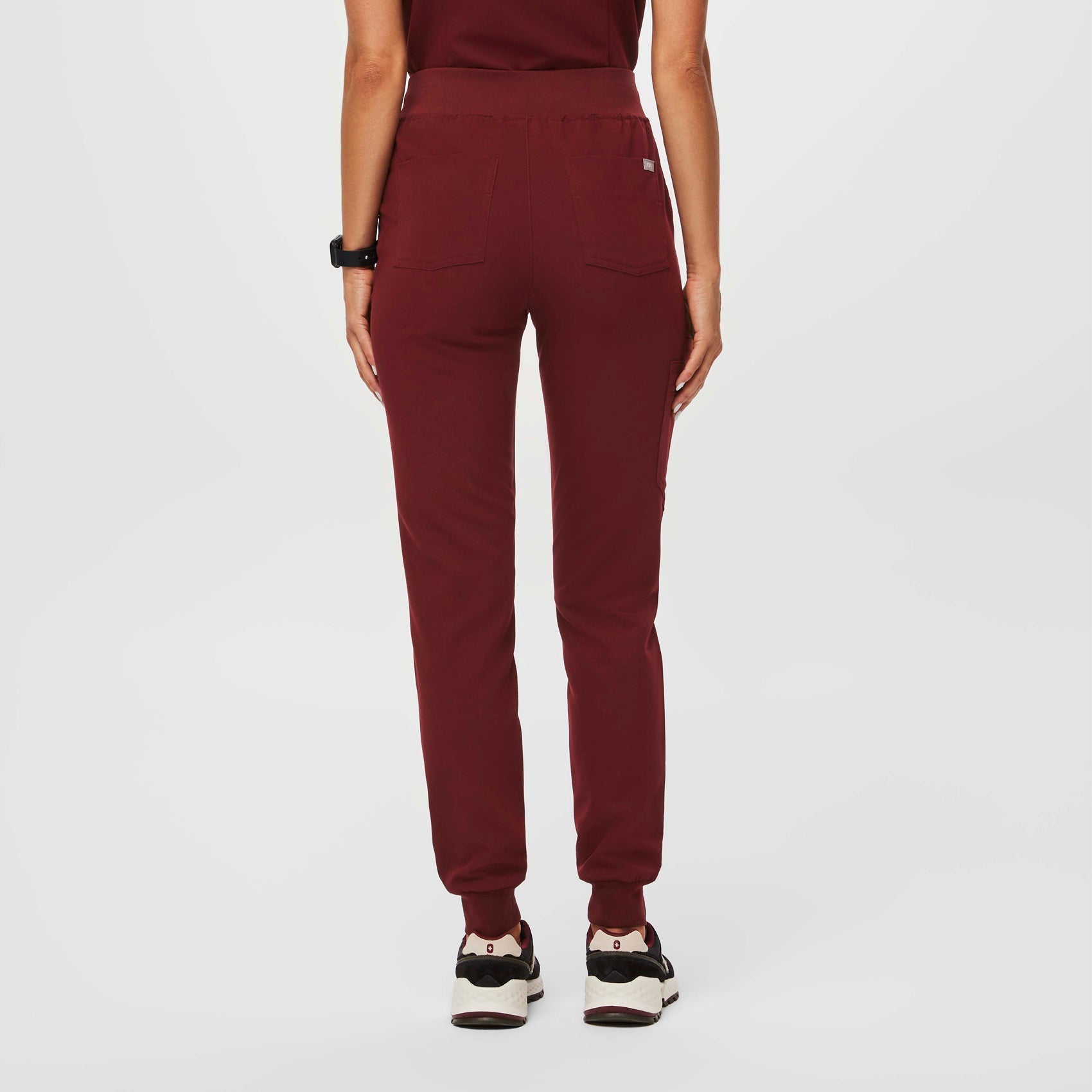 Zamora High-Rise Jogger Scrub Pant™ - Burgundy