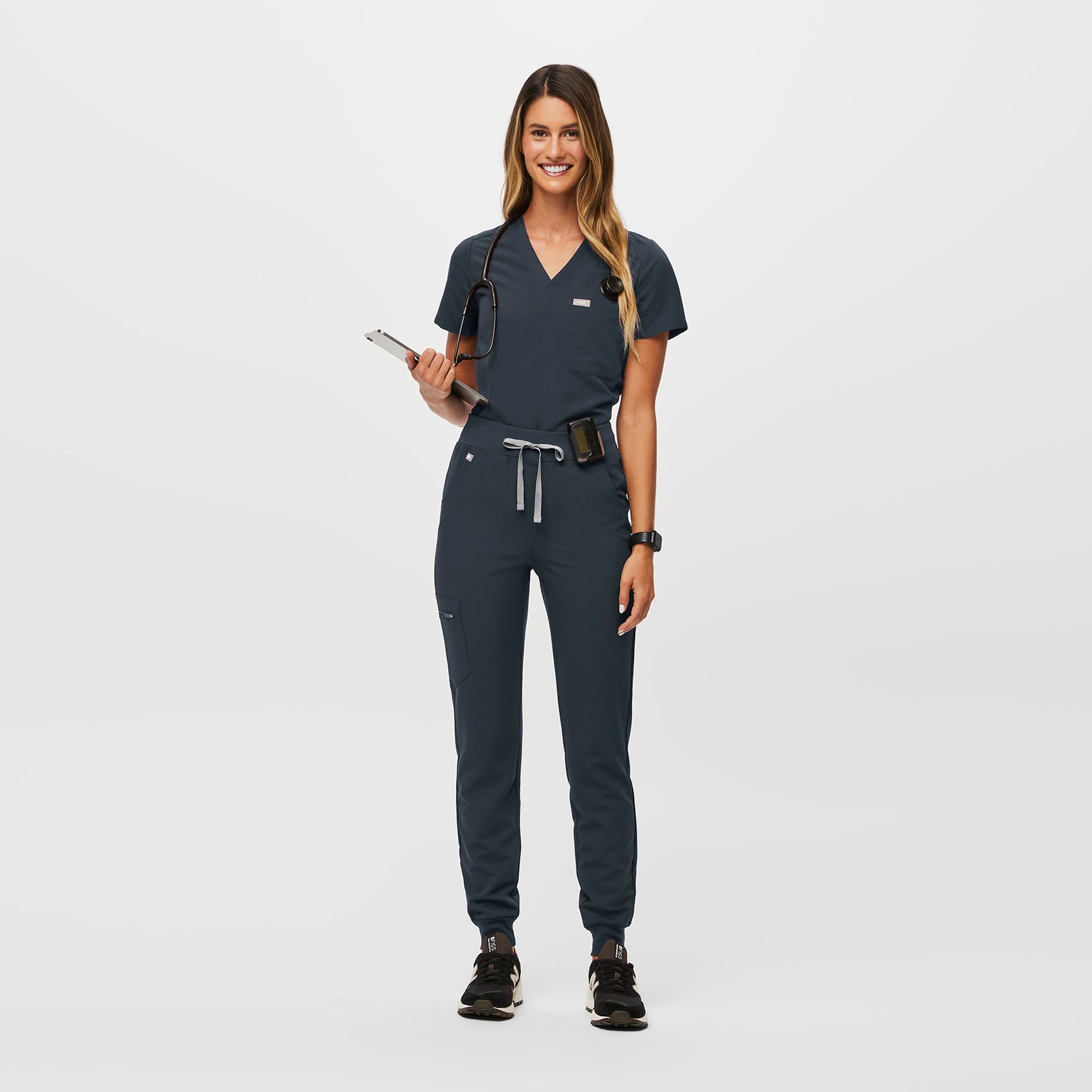 Zamora High-Rise Jogger Scrub Pant™ - Dark Harbor