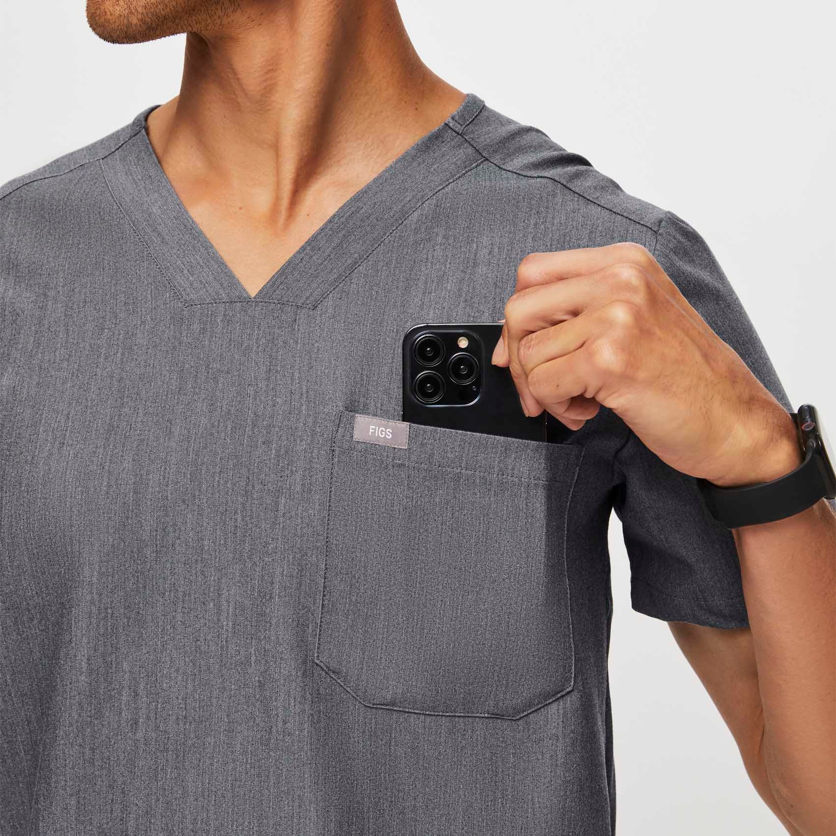 Chisec Scrub Top™ - Graphite