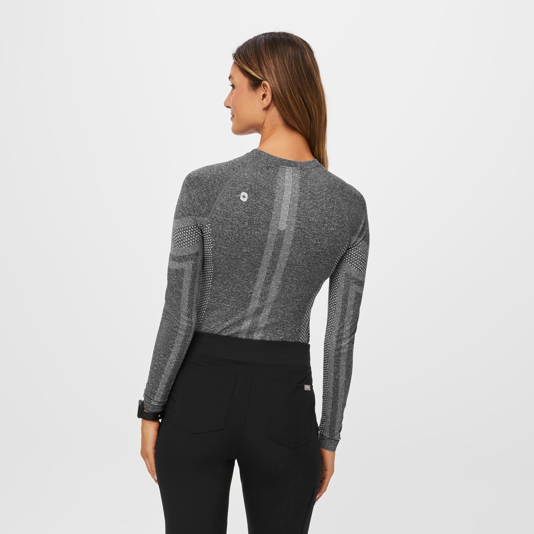 Salta Seamless Long-Sleeve Underscrub - Graphite
