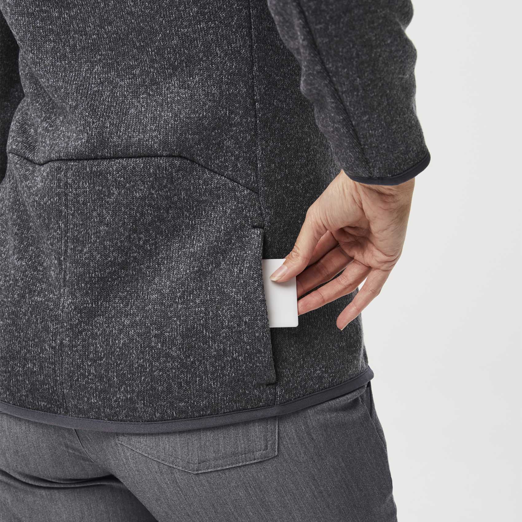 On-Shift Sweater-Knit Jacket™ - Heather Dark Charcoal