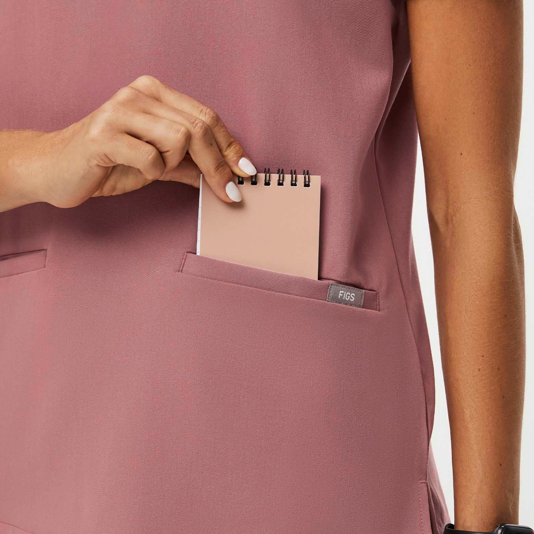 Casma Scrub Top™ - Mauve