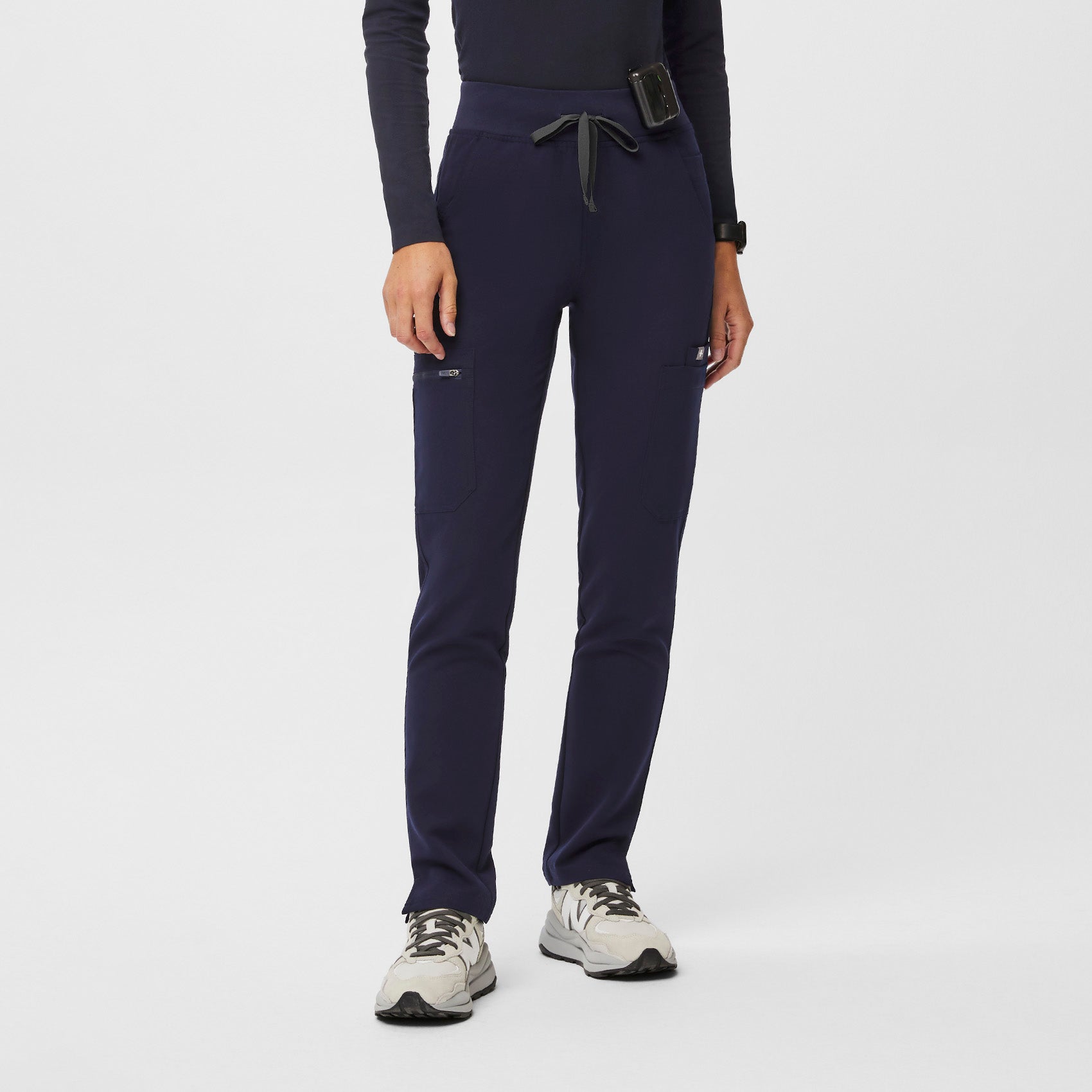 Yola High-Rise Slim Scrub Pant™ - Navy