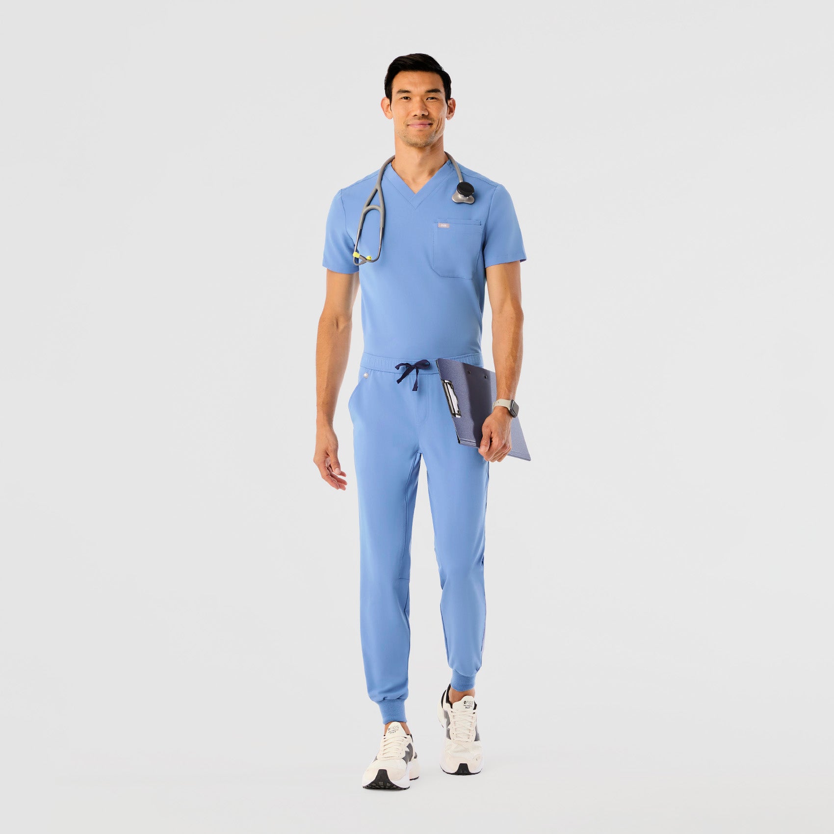 Leon Scrub Top™ - Ceil Blue