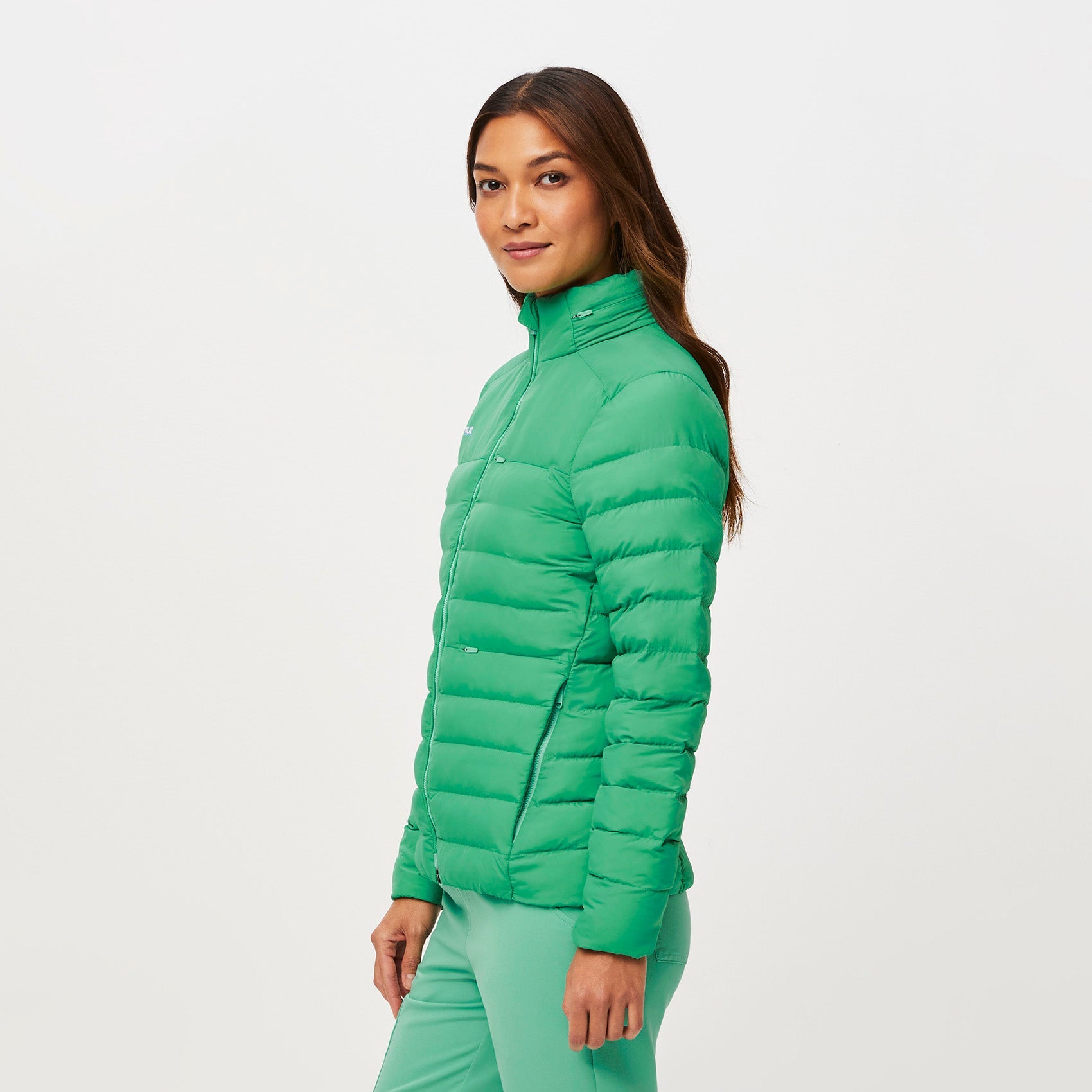 Packable Puffer Jacket - Surgical Green