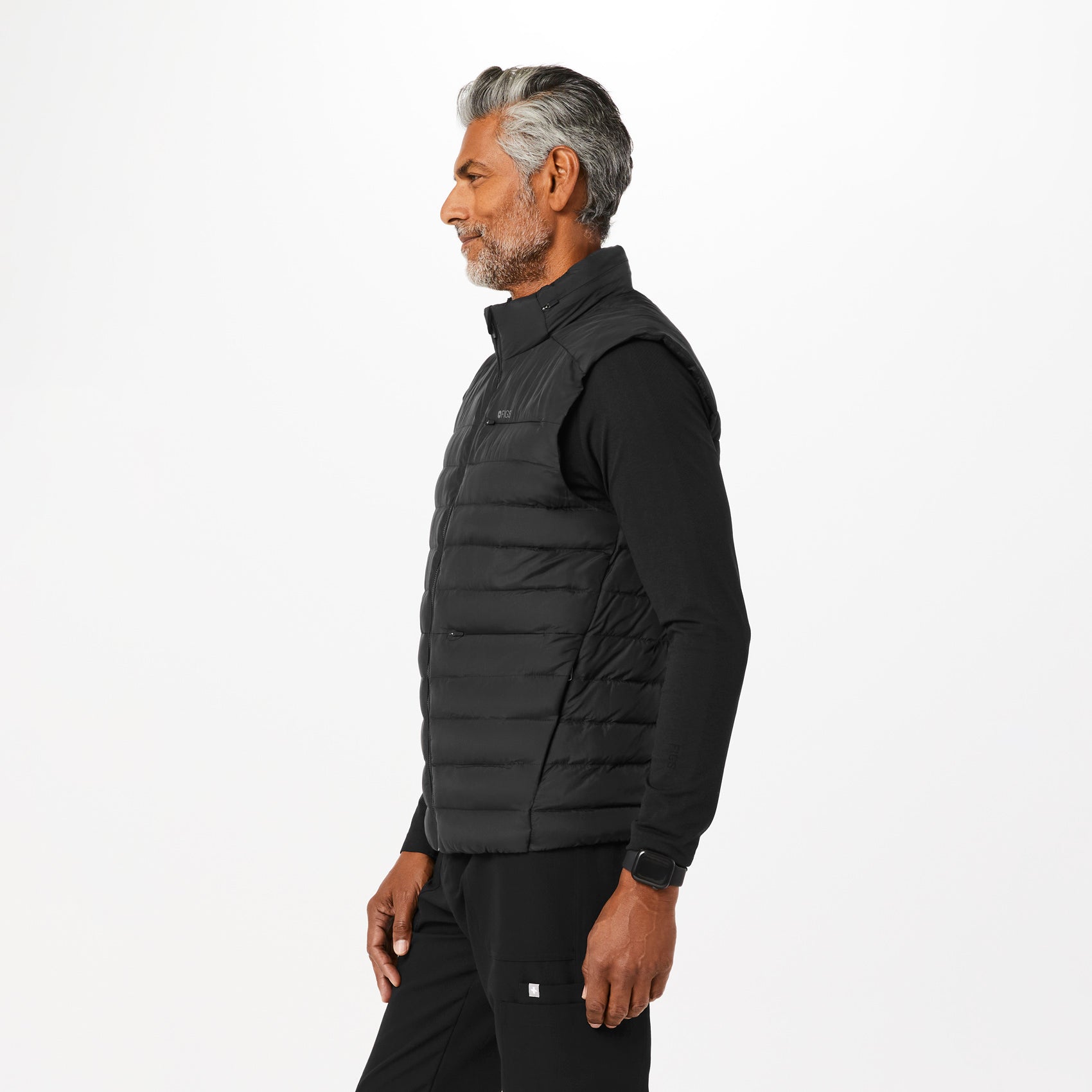 Packable Puffer Vest - Black