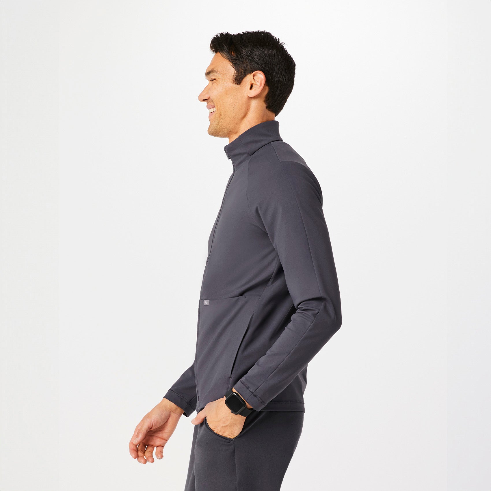 ContourKnit Scrub Jacket™ - Charcoal