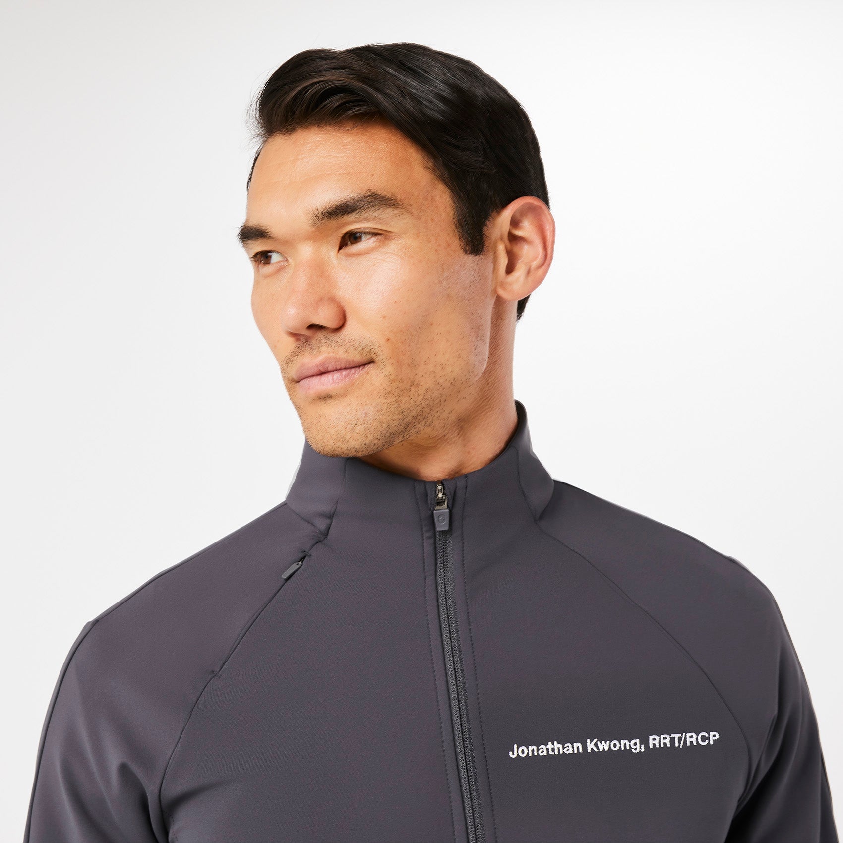 ContourKnit Scrub Jacket™ - Charcoal