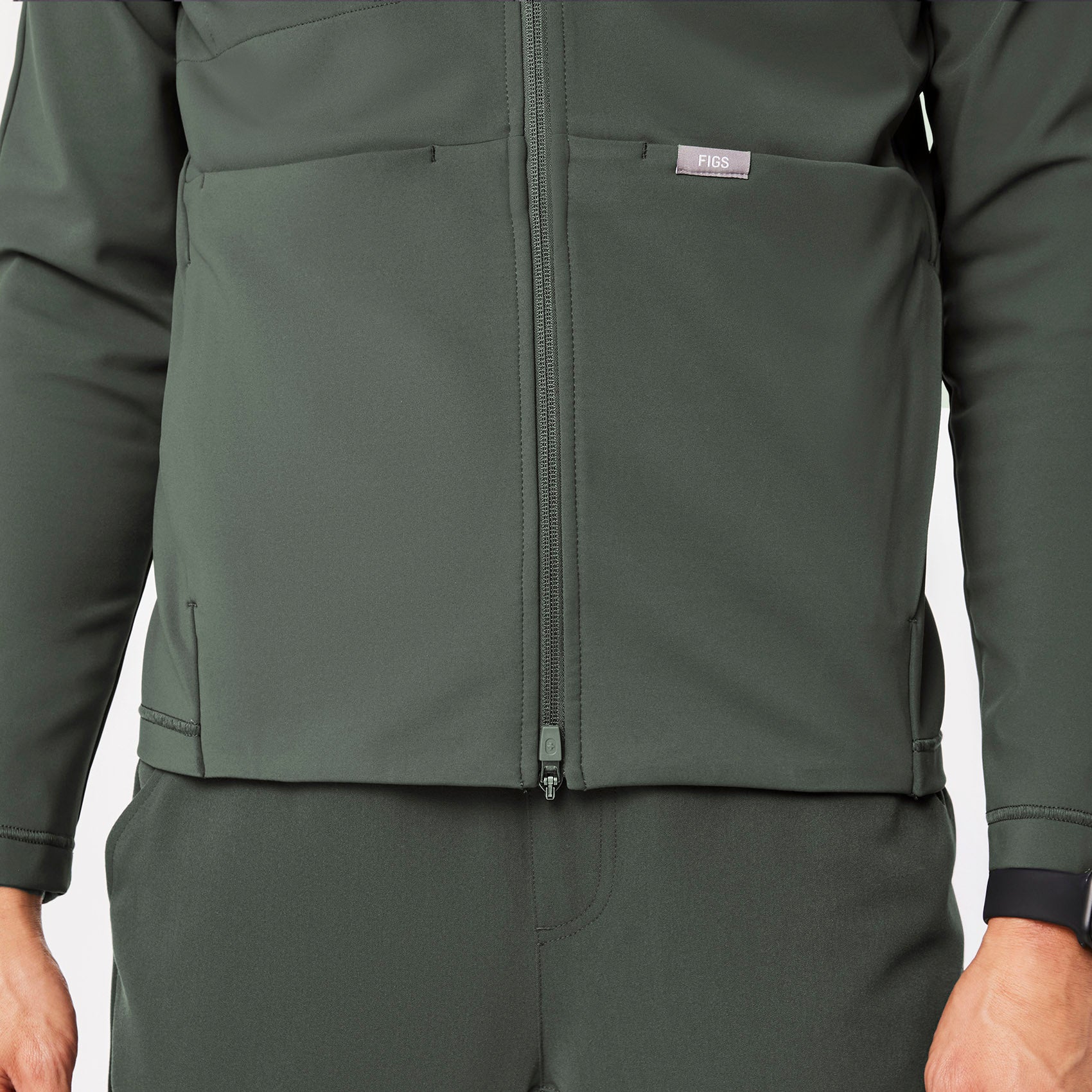 ContourKnit Scrub Jacket™ - Moss