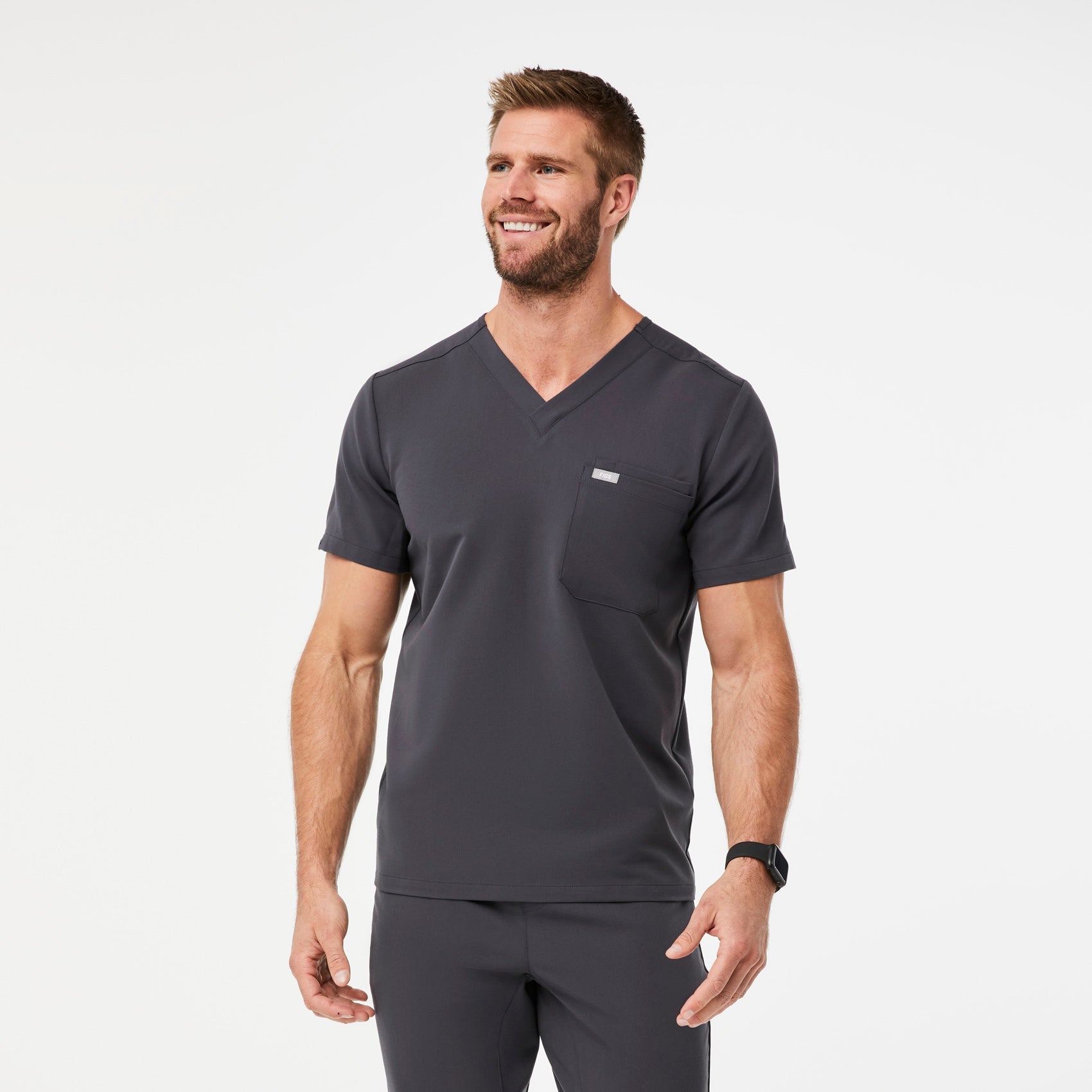 Leon Scrub Top™ - Charcoal