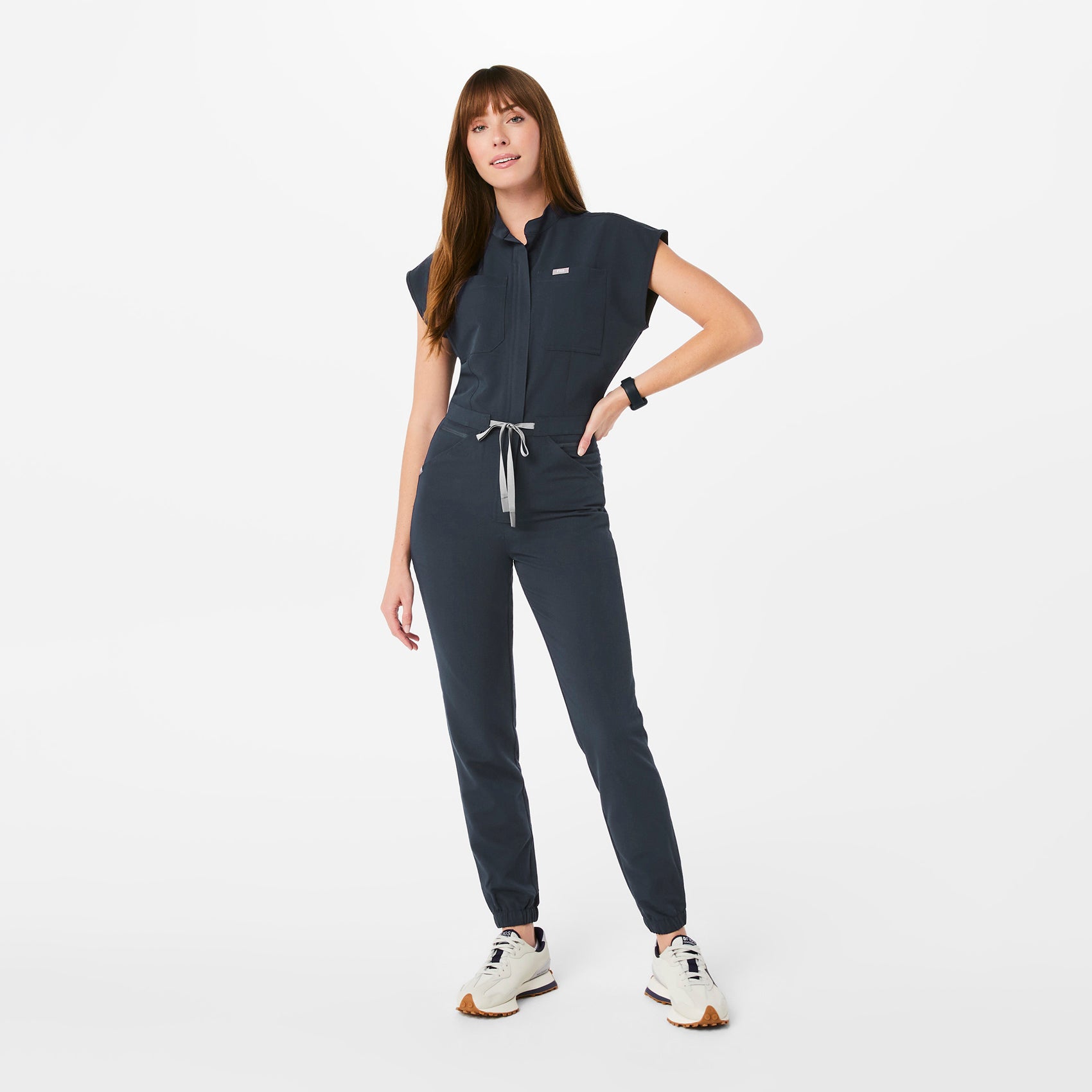 Rafaela Jogger ScrubJumpsuit™ - Dark Harbor