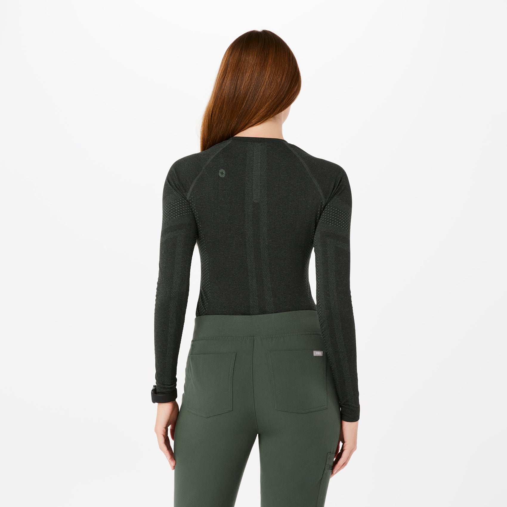Salta Seamless Long-Sleeve Underscrub - Moss