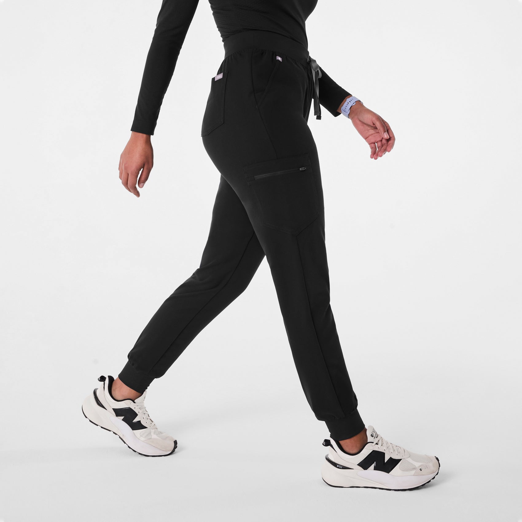 Zamora High-Rise Jogger Scrub Pant™ - Black