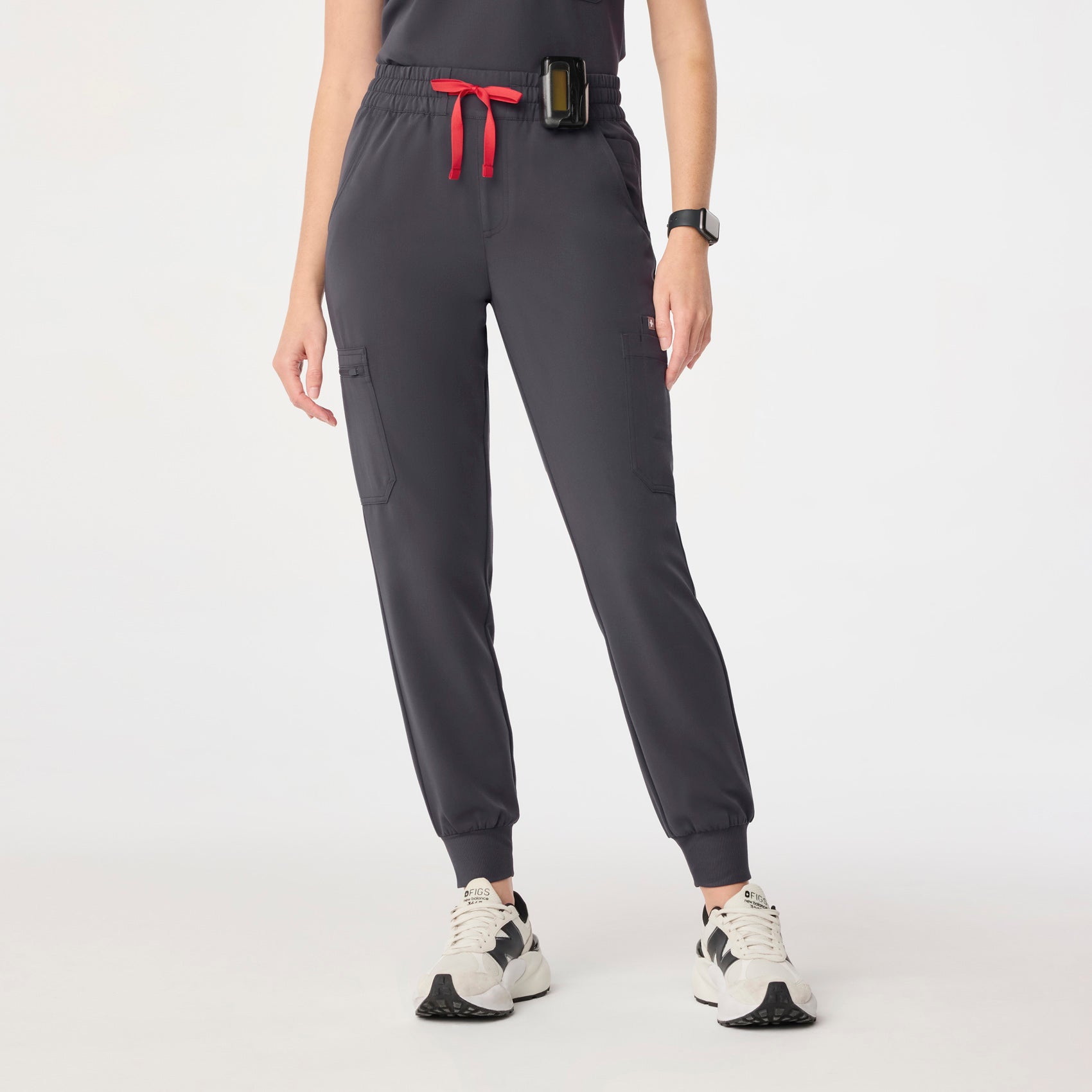 Uman High-Rise Jogger Scrub Pant - Charcoal