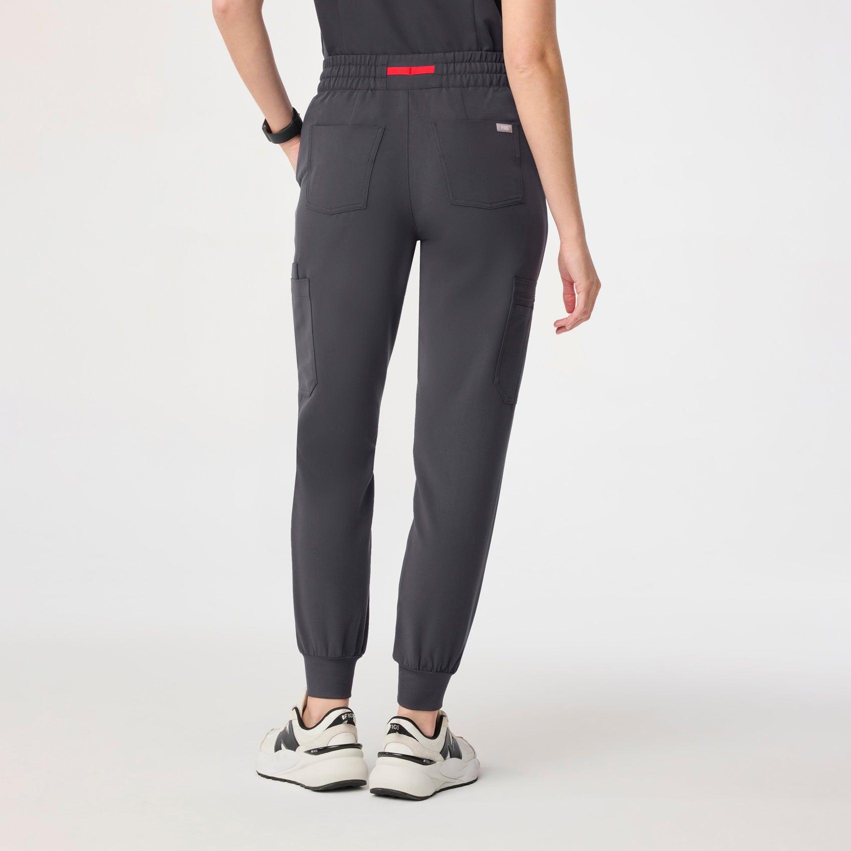Uman High-Rise Jogger Scrub Pant - Charcoal