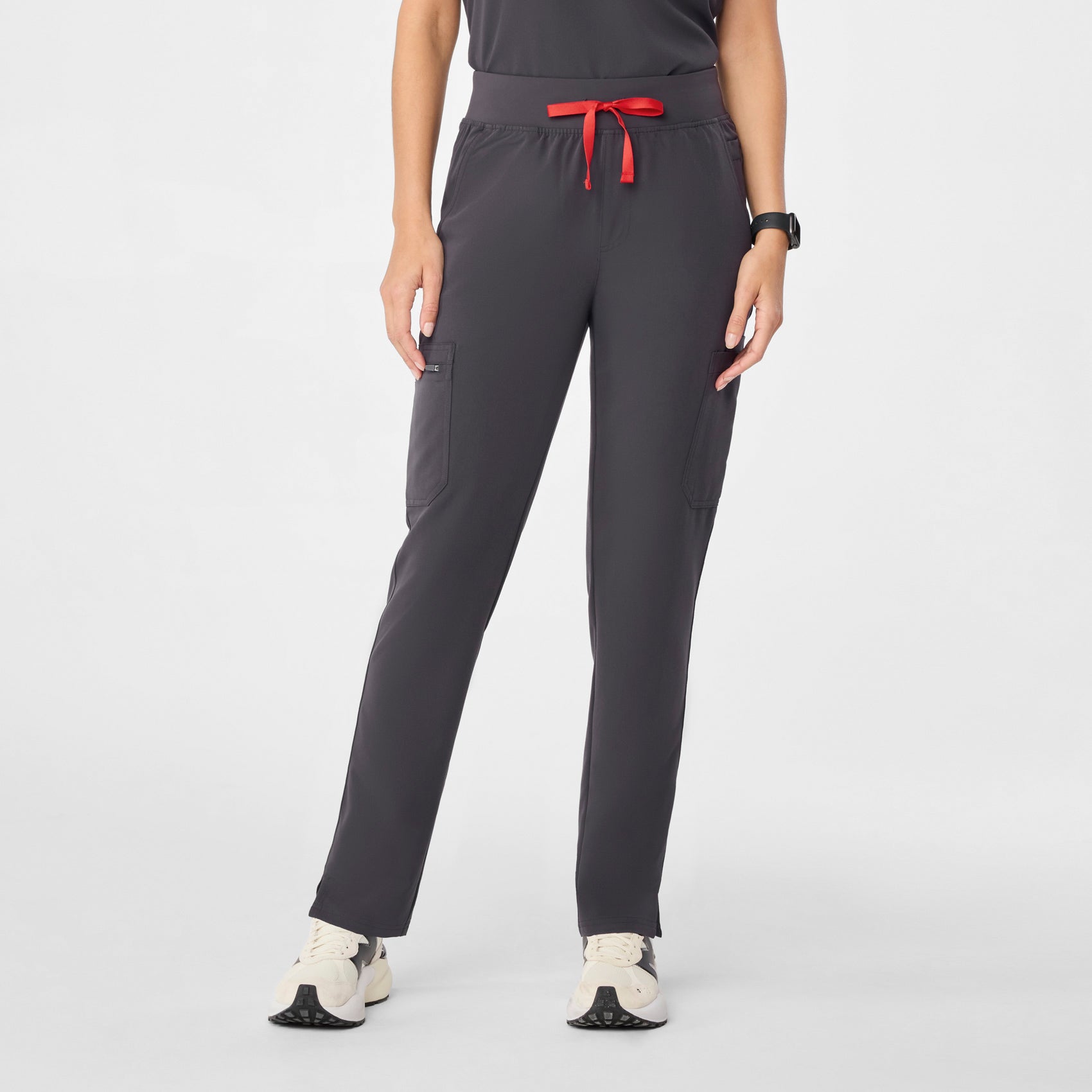 Yola High-Rise Slim Scrub Pant™ - Charcoal