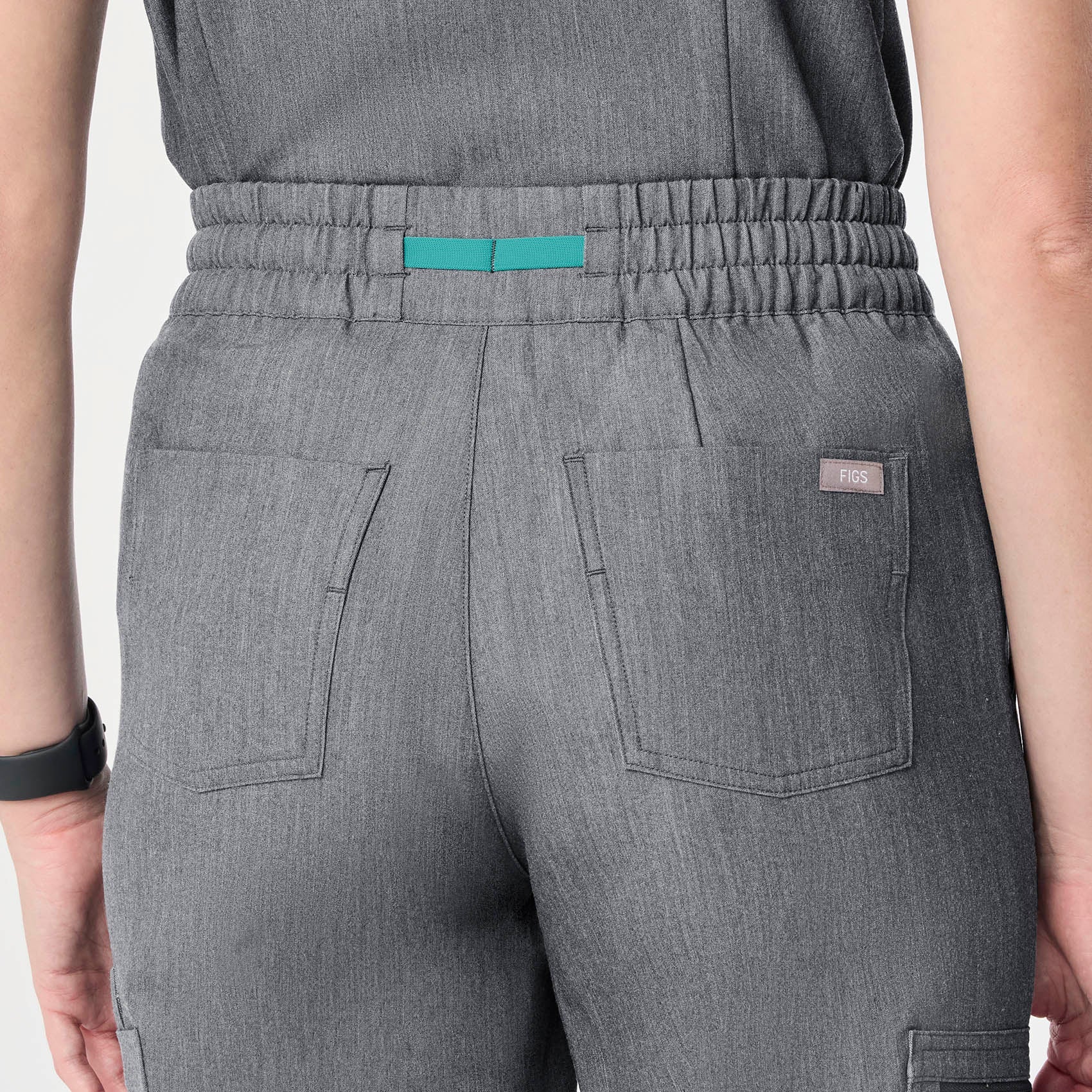 Uman High-Rise Jogger Scrub Pant - Graphite
