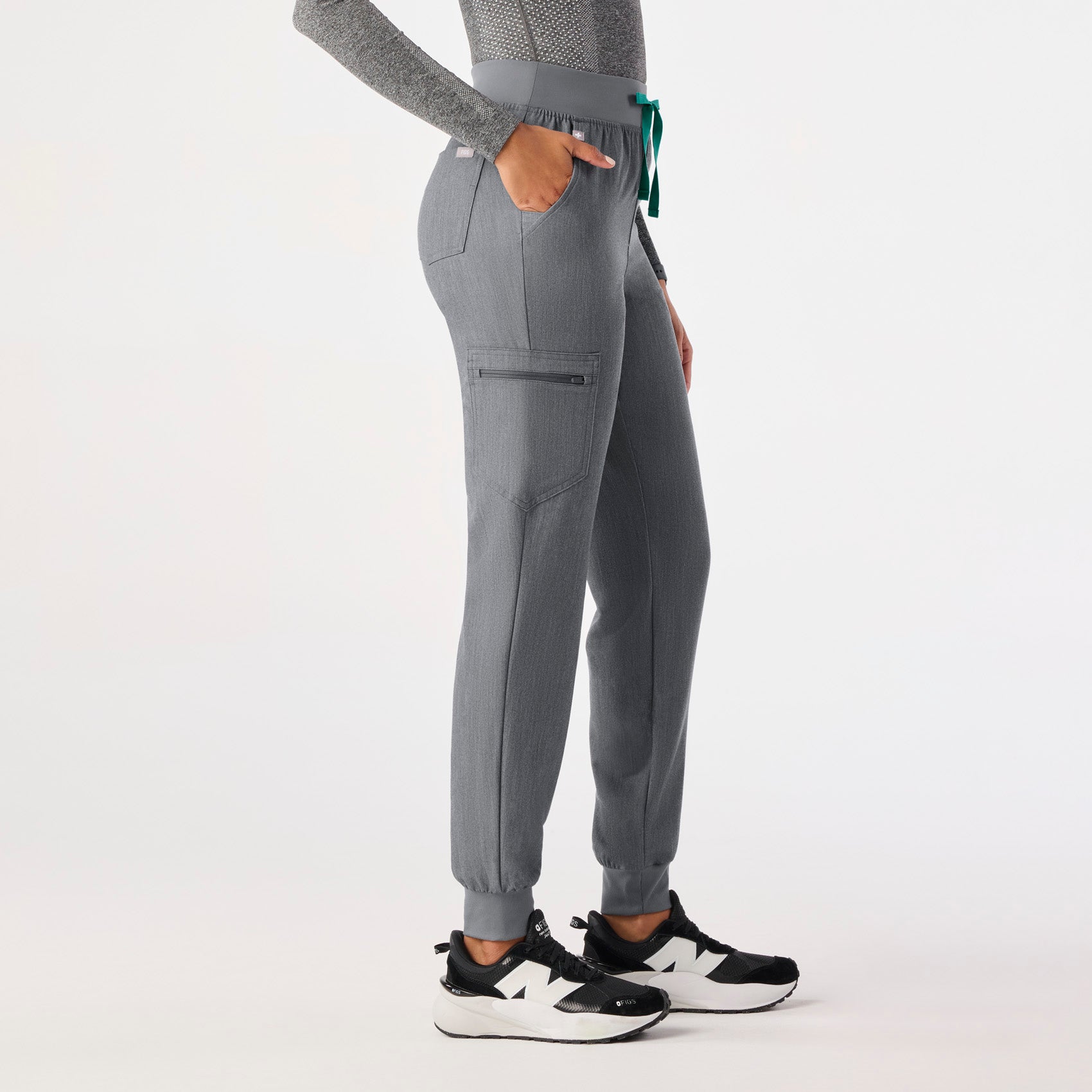 Zamora High-Rise Jogger Scrub Pant™ - Graphite