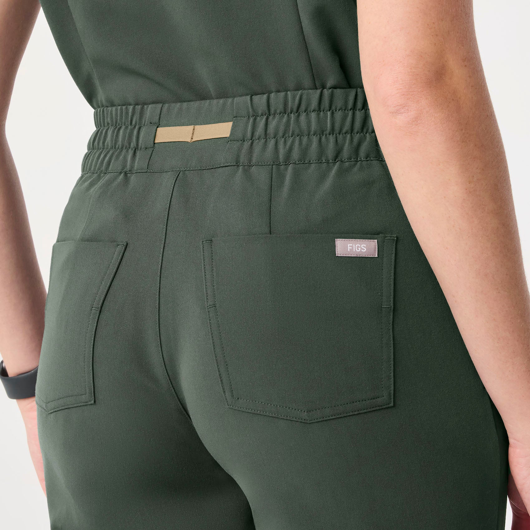 Uman High-Rise Jogger Scrub Pant - Moss