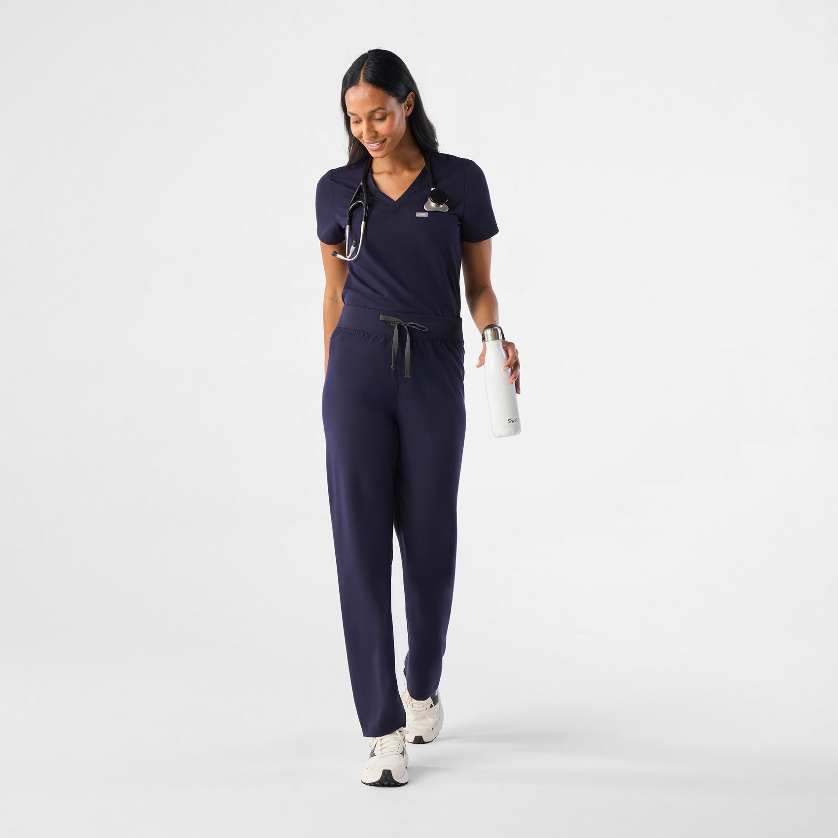 Livingston High-Rise Straight-Leg Scrub Pant™ - Navy