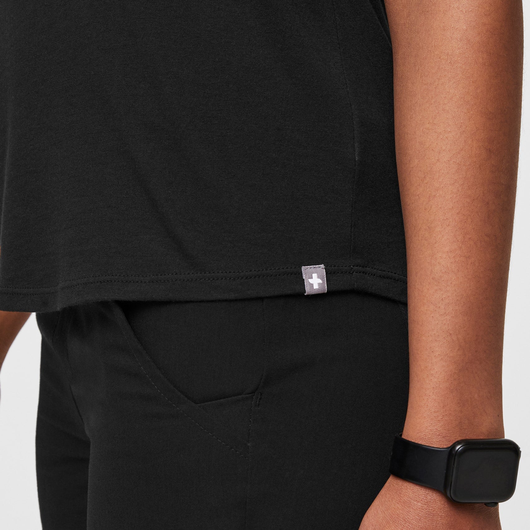 Supersoft Short-Sleeve Underscrub - Black