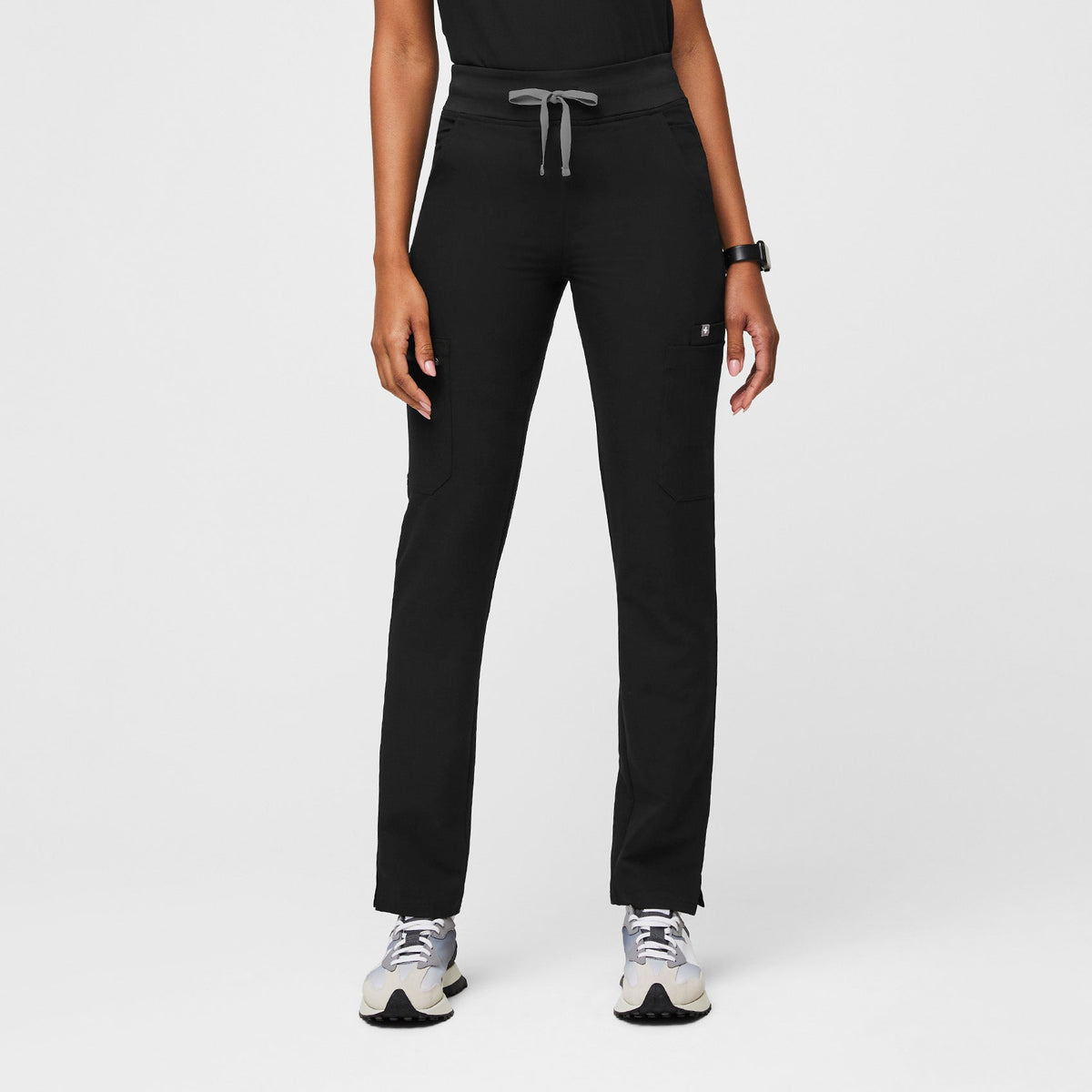 Yola High-Rise Slim Scrub Pant™ - Black