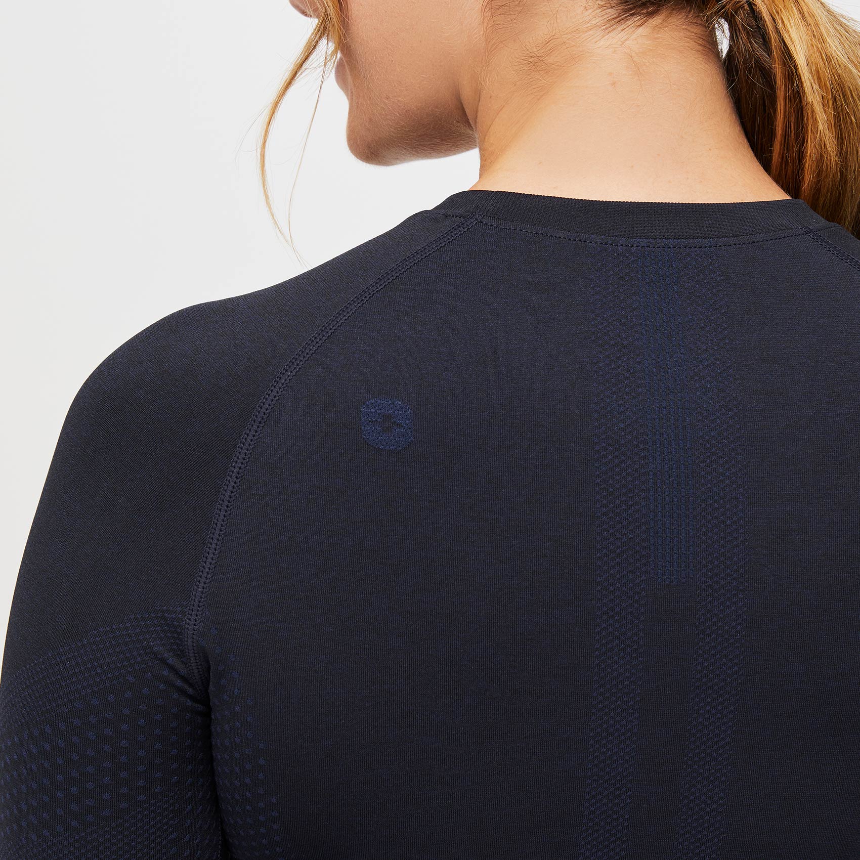 Salta Seamless Long-Sleeve Underscrub - Navy